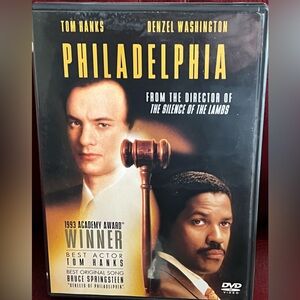 Philadelphia DVD WIDESCREEN presentation EUC Tom Hanks,  Antonio Banderas,